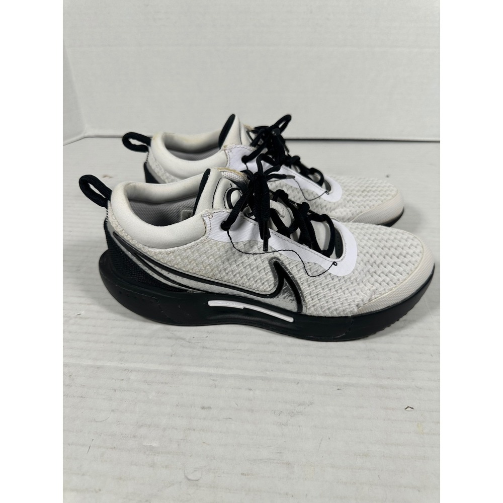 Nike Court Vapor Lite‎ 2 Womens White Black Tennis Shoes DV3285-100 Size 8